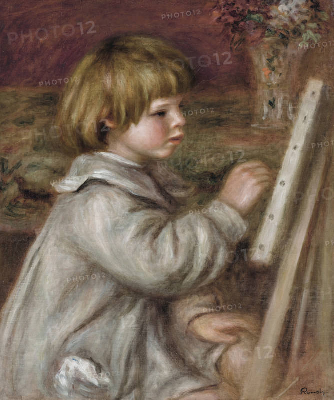 Le petit peintre (Claude Renoir), 1907. Creator: Renoir, Pierre Auguste (1841-1919).