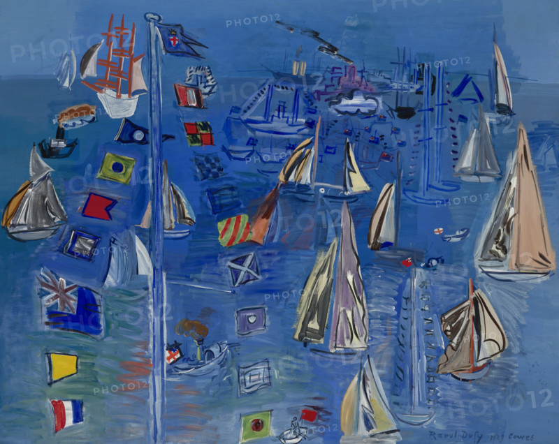 Régates à Cowes, 1929. Creator: Dufy, Raoul (1877-1953).