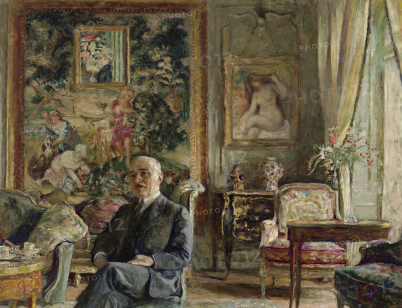 Portrait of Jean Laroche (1866-1935), 1925-1926. Creator: Vuillard, Édouard (1868-1940).