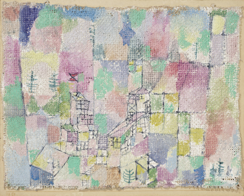 Zwei Lustschlösschen (Two pleasure palaces) , 1918. Creator: Klee, Paul (1879-1940).