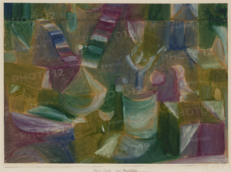 Two bird pictures, 1919. Creator: Klee, Paul (1879-1940).