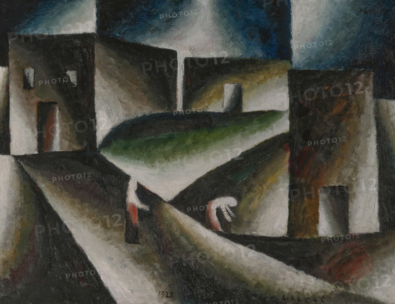 Ascetic Landscape II, 1922. Creator: Segal, Arthur (1875-1944).