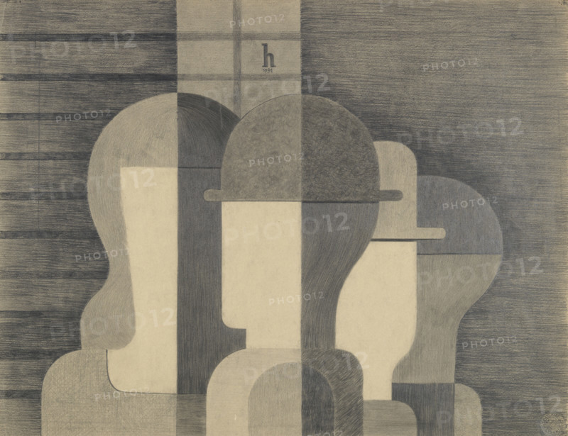 Group, 1931. Creator: Hoerle, Heinrich (1895-1936).