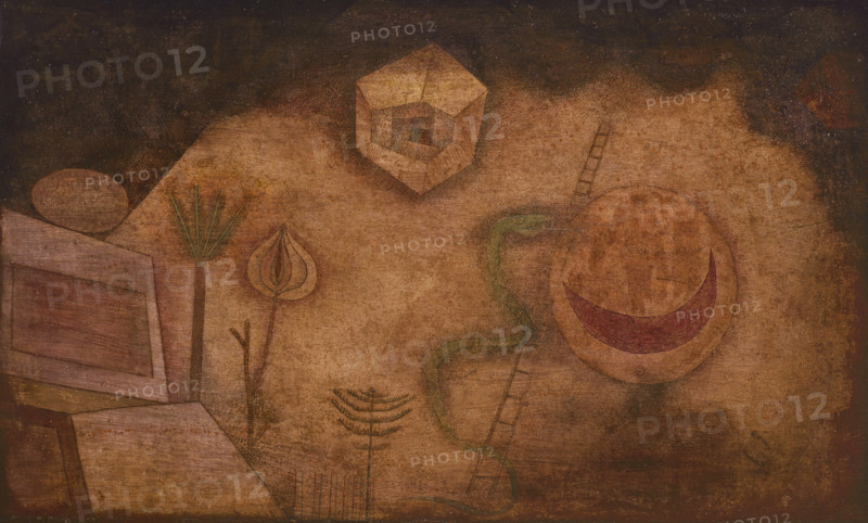 The snake on the ladder, 1929. Creator: Klee, Paul (1879-1940).