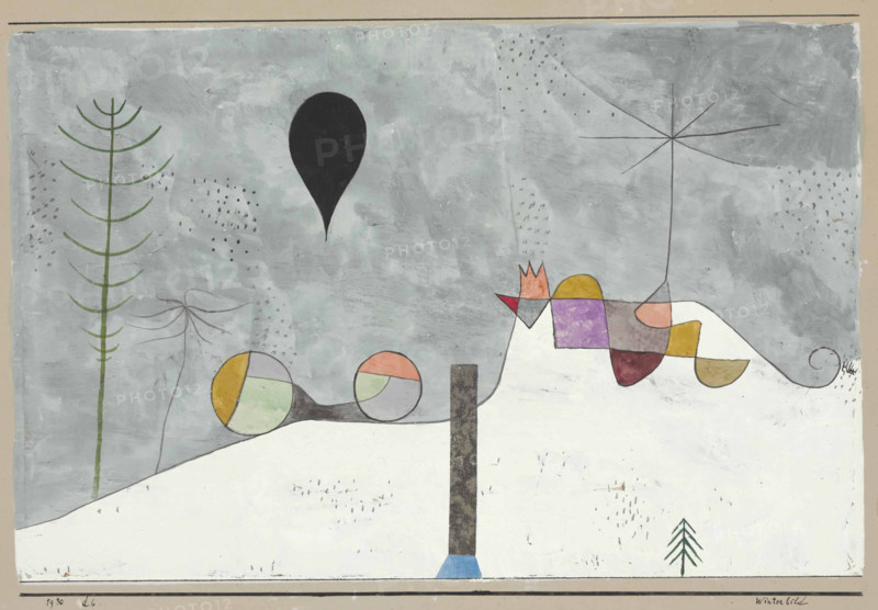 Winter picture, 1930. Creator: Klee, Paul (1879-1940).