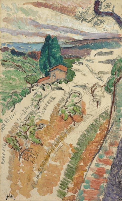 Paysage, St. Tropez, c1904. Creator: Matisse, Henri (1869-1954).