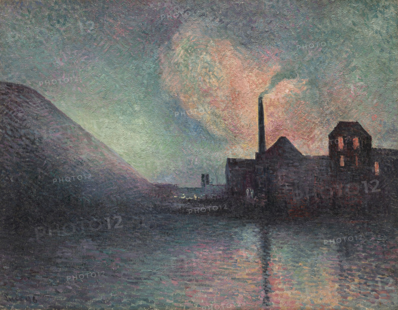 Couillet, The Night, 1896. Creator: Luce, Maximilien (1858-1941).