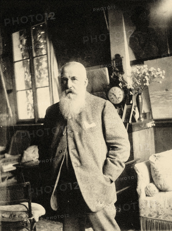 Claude Monet in His Studio at Giverny. Creator: Anonymous.