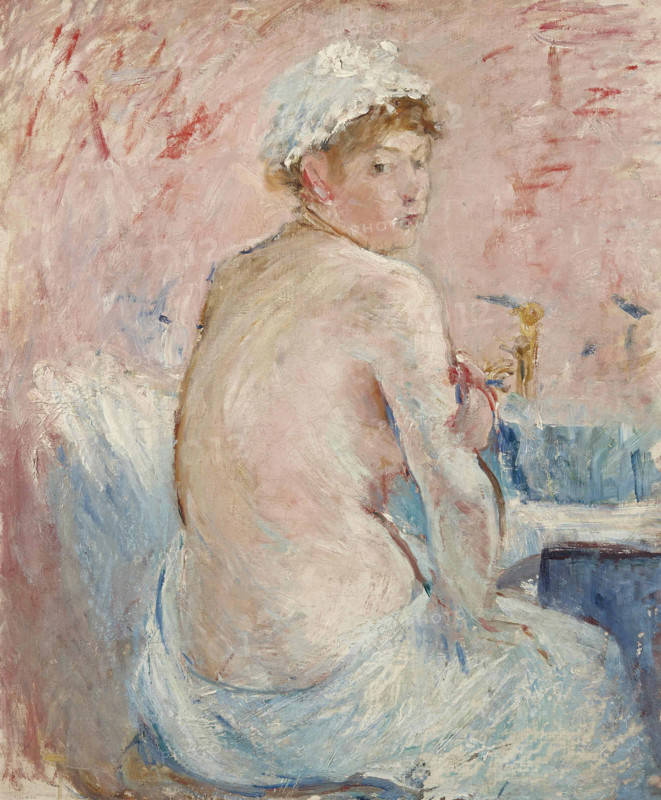Nude from the back, 1885. Creator: Morisot, Berthe (1841-1895).