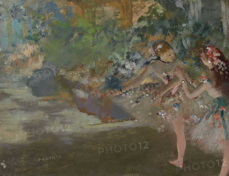 Two Dancers on a Stage, c1880. Creator: Degas, Edgar (1834-1917).