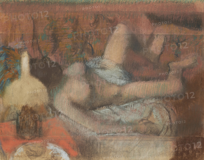 Femme nue couchée, c1889. Creator: Degas, Edgar (1834-1917).