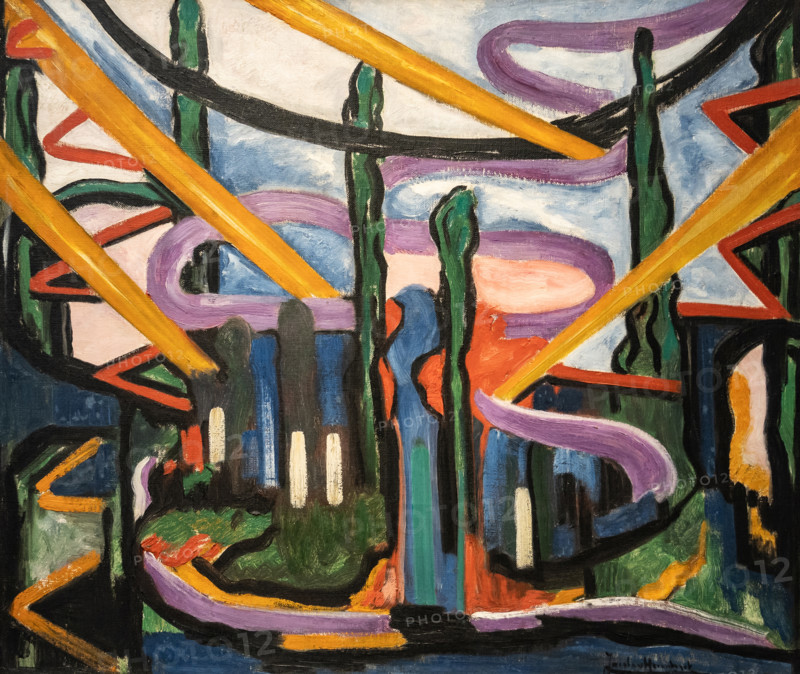 Painting no. 86, 1918. Creator: Heemskerck, Jacoba van (1876-1923).