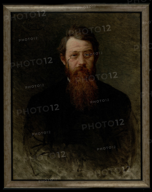 Portrait of Peter (Pyotr Berngardovich) Struve (1870-1944), 1909. Creator: Parkhomenko, Ivan Kirillovich (1870-1940).