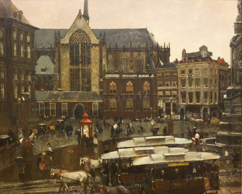 Dam Square, 1898. Creator: Breitner, George Hendrik (1857-1923).