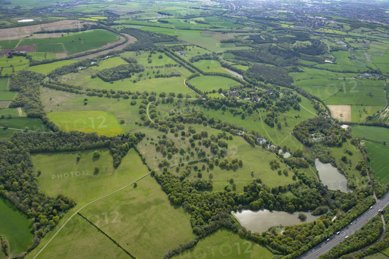 Hardwick Park, landscape park to Hardwick Hall, Derbyshire and Nottinghamshire, 2025. Creator: Robyn Andrews.