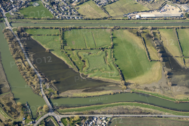 The Bulwark, a Civil War fieldwork, Cambridgeshire, 2025. Creator: Damian Grady.