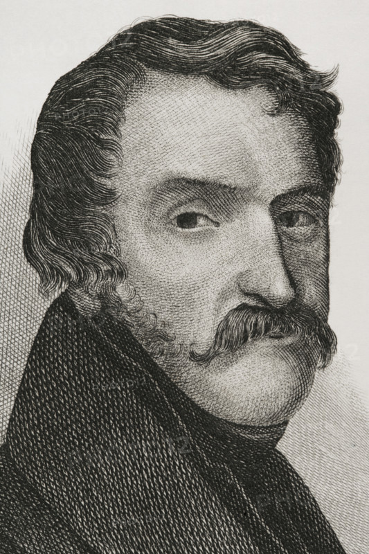 Carlos Maria Isidro de Borbon (1788-1855), Infante of Spain, son of king Charles IV, 1842.  Creator: Jose Gomez.