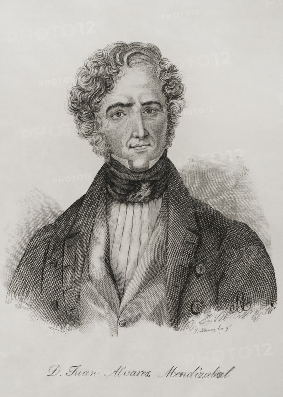 Juan Alvarez de Mendizábal (1790-1853), Spanish politician and financier..., 1845.  Creator: Jose Gomez.