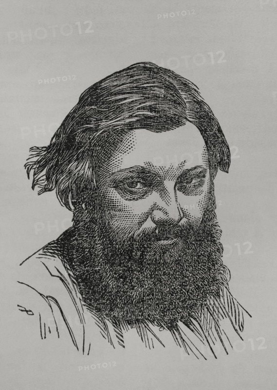 Gustave Courbet (Jean Désiré Gustave Courbet) (1819-1877), French painter, 1871. Creator: Unknown.