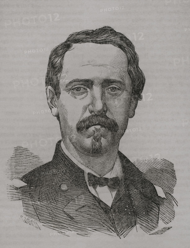 Portrait of Gustave Paul Cluseret (1823-1900), French military officer and politician, 1871. Creator: Unknown.