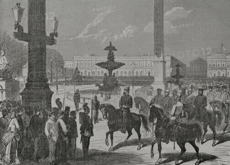 Franco-Prussian War (1870-1871): Siege of Paris (19 September 1870 to 28 January 1871), 1871.   Creator: Fernando Miranda.