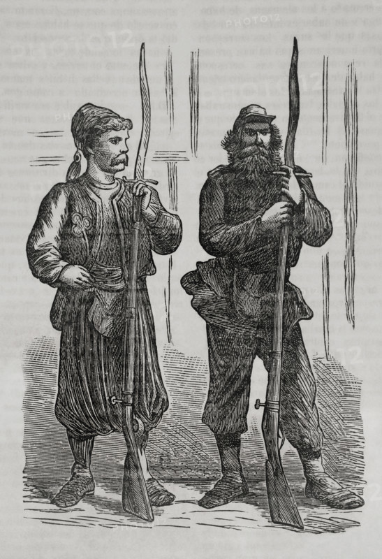 Soldiers of the Commune, Paris Commune, France, 1871.  Creator: Unknown.