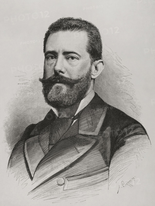 Portrait of Eugenio Sellés Angel (1842-1926), Spanish playwright, 1878. Creator: Arturo Carretero y Sánchez.
