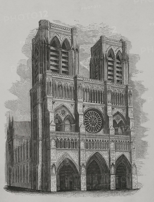 Notre-Dame, Paris, France, 1856. Creator: Unknown.