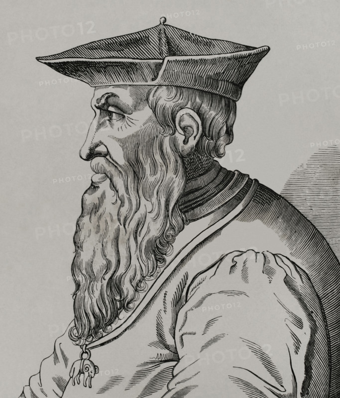 Portrait of Andrea Doria (1466-1560), Genoese admiral and statesman, 1877. Creator: Unknown.
