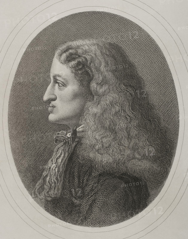 Portrait of Charles II, the Bewitched (1661-1700), King of Spain (1665-1700), 1879.  Creators: Alphonse Charles Masson, Magin Pujadas.