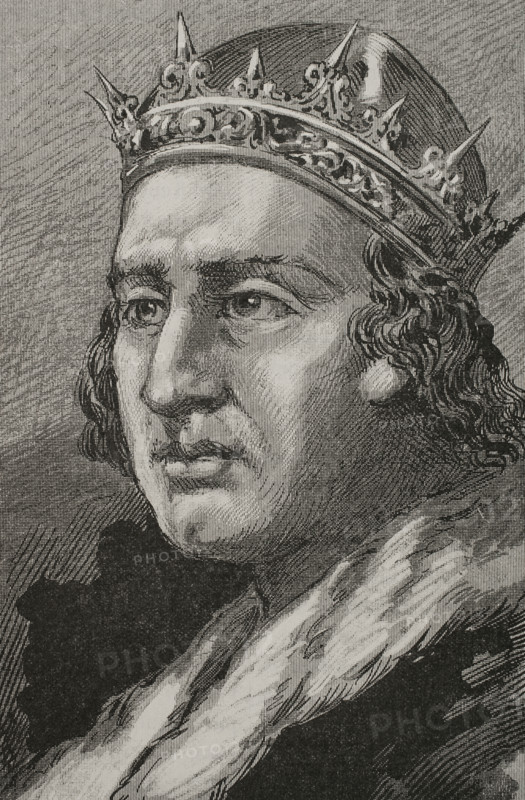 Alfonso XI of Castile (1311-1350), so-called "the Avenger", King of Castile and Leon, 1890.  Creator: Joan Serra y Pausas.