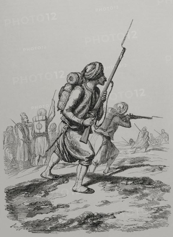 The Zouaves in the Crimea, Crimean War (1853-1856). 1856.  Creator: Unknown.
