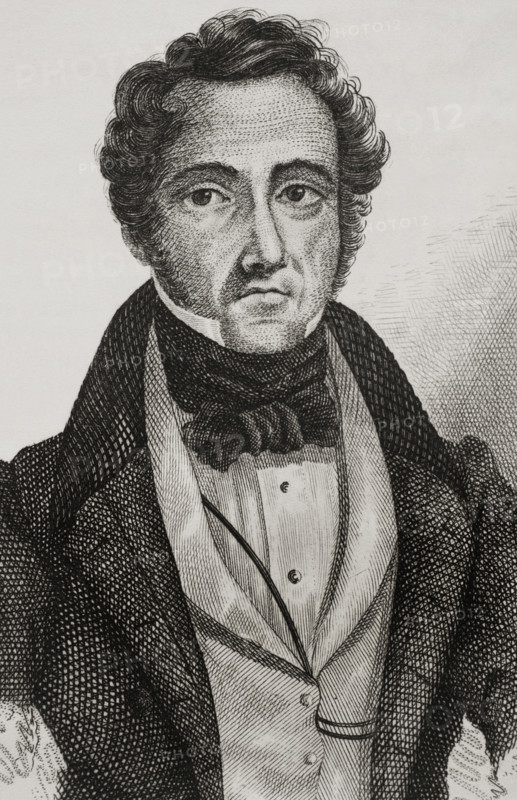 Portrait of Francisco Javier de Istúriz Montero (1790-1871), Spanish politician and diplomat, 1845.  Creator: Jose Gomez.