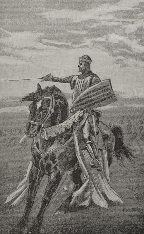 James II of Aragon, so-called "the Just" (1267-1327), 1890. Creator: Unknown.