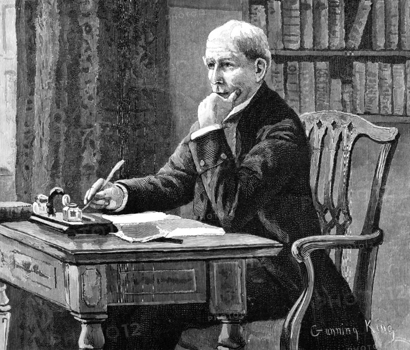 As the Canon sat alone in his college rooms...he thinks of these things, 1883. Creator: R. Taylor.