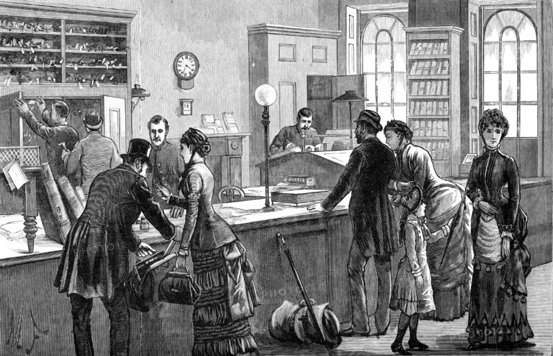 The Lost Property Office, Metropolitan Police Department, Scotland-Yard, 1883. Creator: Unknown.