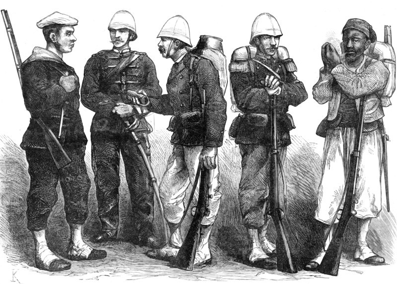 French troops for Tonquin, 1883. Creator: Unknown.