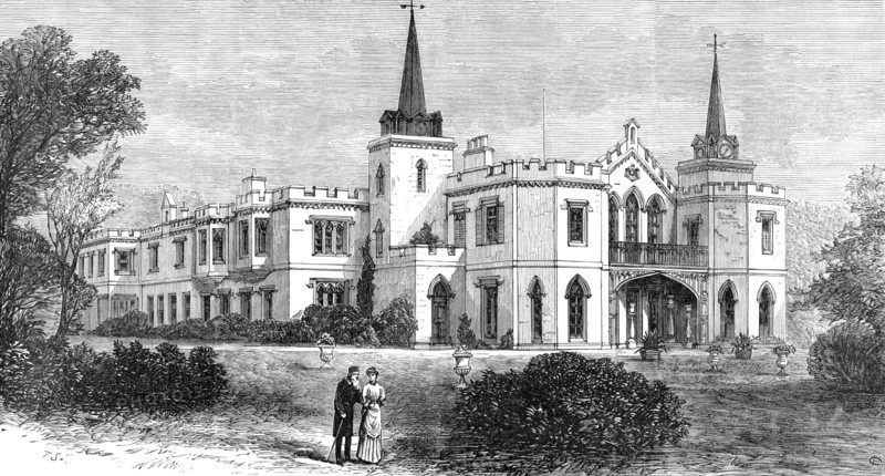 East Cliff Villa, Ramsgate, the residence of Sir Moses Montefiore, 1883. Creator: Unknown.