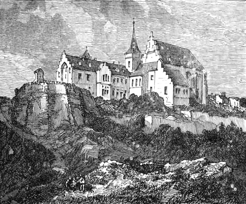 The Luther Celebration in Germany: the Schloss or Castle at Mansfeld, 1883. Creator: Unknown.