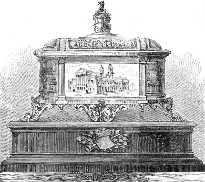 Casket of Paisley Address to the Right Hon. Sir R. A. Cross, M.P., 1883. Creator: Unknown.
