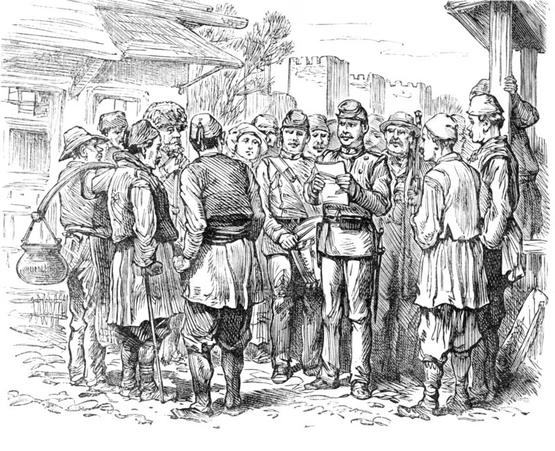 Sketches of the Insurrection in Servia; Government Officer..., 1883. Creator: Unknown.