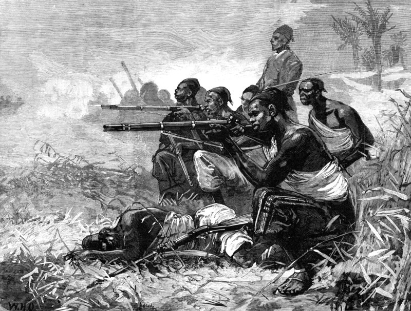 The Great Military Disaster in the Soudan: native Egyptian troops, 1883. Creator: Unknown.