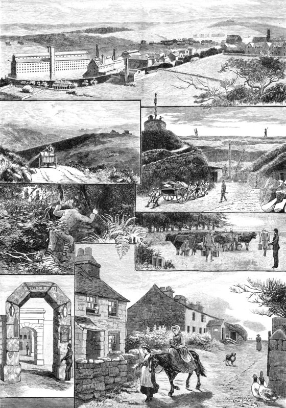 Sketches of the Convict Prisons: Dartmoor, 1883. Creator: Unknown.