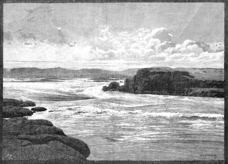 The First Cataract of the Nile, near the Island of Philae, 1883. Creator: J. G..