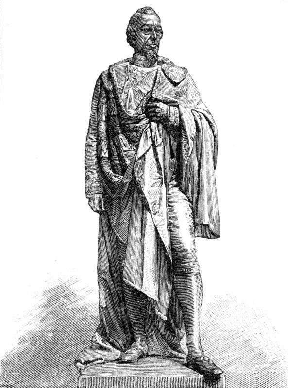 Statue of Lord Beaconsfield at Liverpool, 1883. Creator: Unknown.