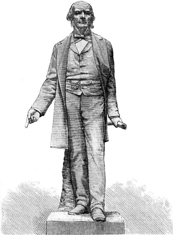 Statue of Mr. Gladstone at the City Liberal Club, 1883. Creator: Unknown.
