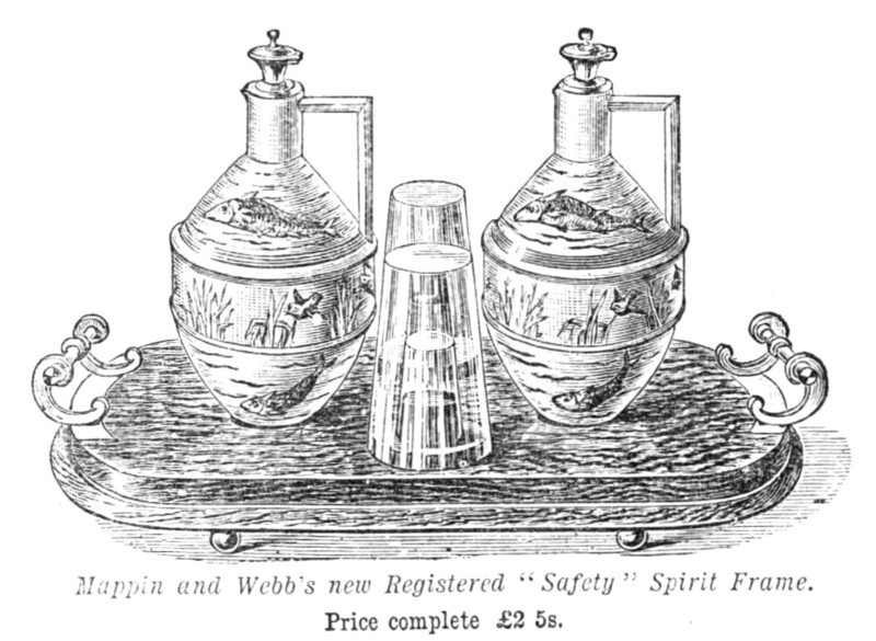 Mappin and Webb's new Registered "Safety" Spirit Frame, 1883. Creator: Unknown.