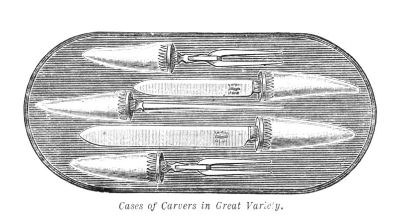 Mappin and Webb's Cases of Carvers of Great Variety, 1883. Creator: Unknown.