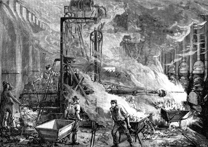 Machine for making gas at the South Metropolitan Gas Company’s works, 1890. Creator: W. H..