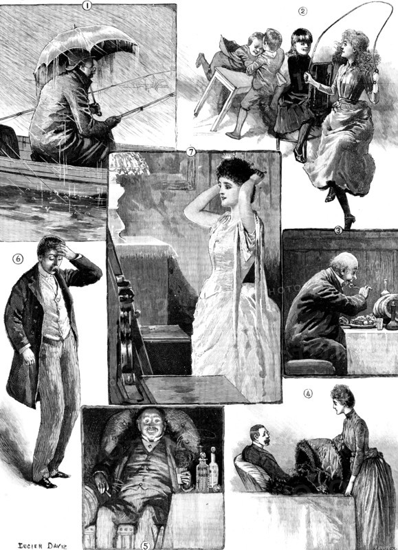 The influenza - and various other influences, 1890. Creator: R. Taylor.